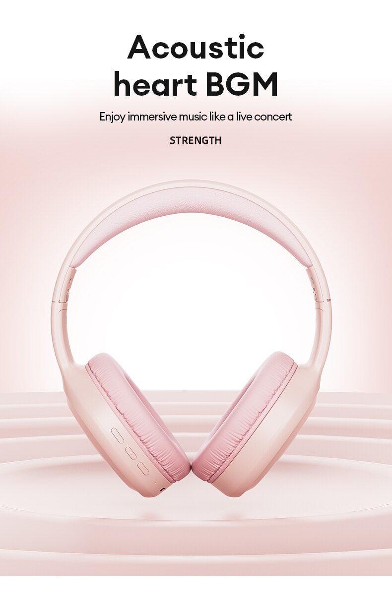 Lenovo-auriculares inalámbricos TH30, cascos con Bluetooth 5,3, plegables, deportivos, con micrófono, para música, 250mAh