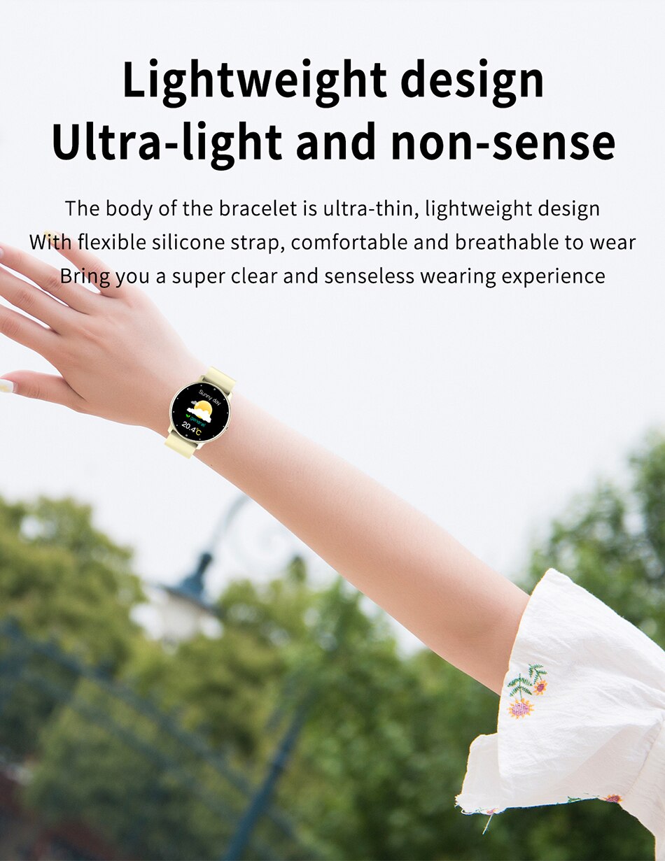 LIGE-reloj inteligente deportivo para hombre y mujer, nuevo accesorio de pulsera resistente al agua con seguimiento de actividad en tiempo Real, control del ritmo cardíaco, compatible con Android e IOS, 2023