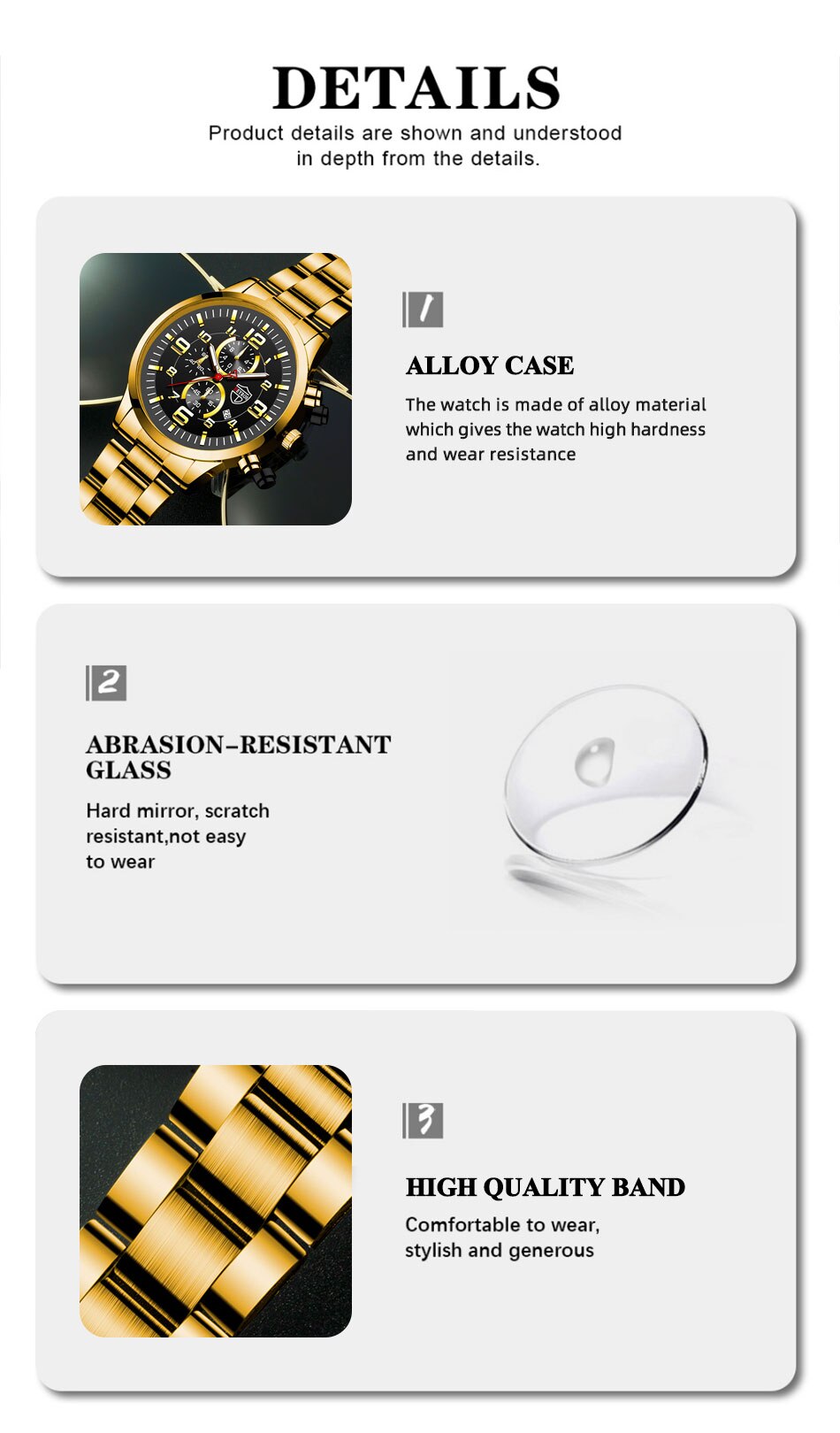 Relojes deportivos de moda para hombre, reloj de pulsera de cuarzo de acero inoxidable de lujo, reloj luminoso para hombre, reloj informal de negocios