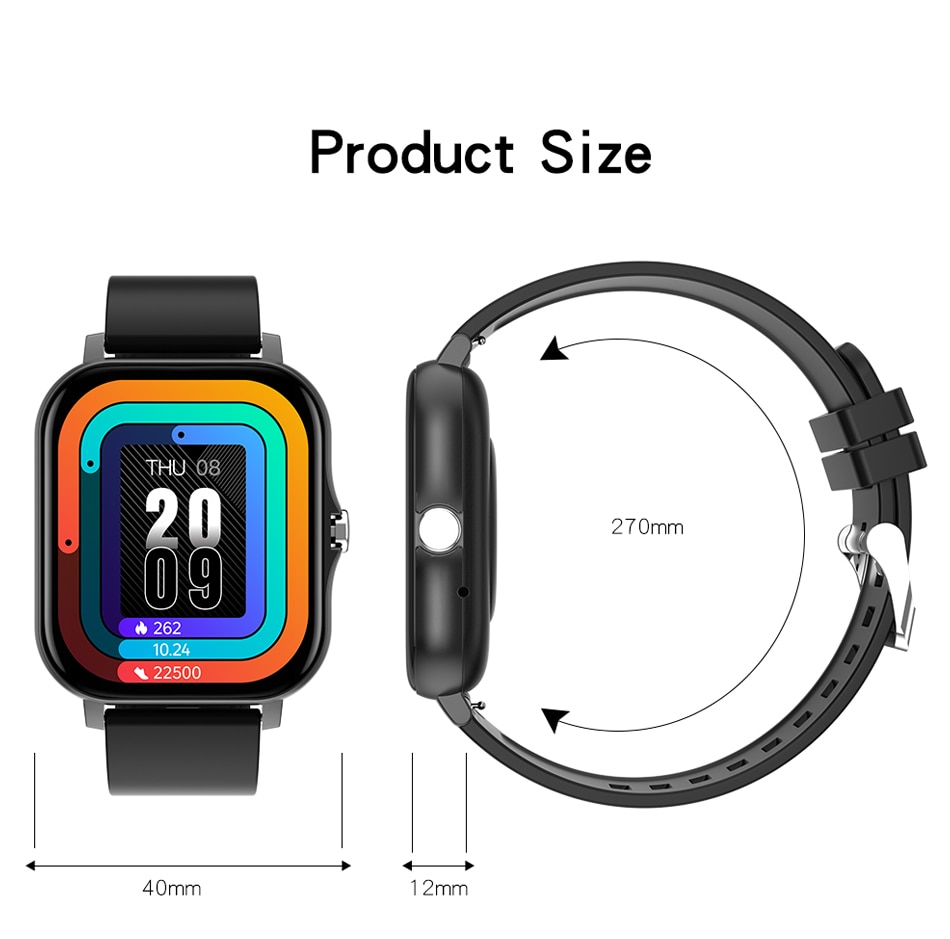 Reloj inteligente Digital para hombre y mujer, pulsera con Monitor de ritmo cardíaco y salud, Bluetooth, pantalla grande, regalo, 2023