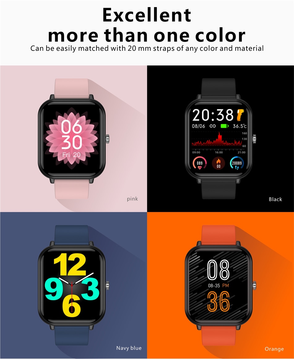 Reloj inteligente deportivo para hombre y mujer, pulsera con control del oxígeno en sangre y de la temperatura corporal, compatible con Xiaomi, novedad de 2023