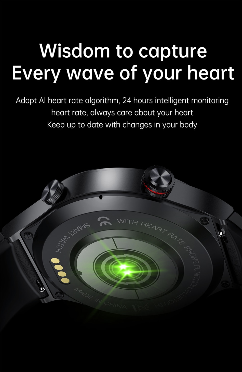 LIGE-reloj inteligente deportivo para hombre, accesorio de pulsera resistente al agua con llamadas, Bluetooth, ECG + PPG, control de salud, compatible con Android e Ios, 2023