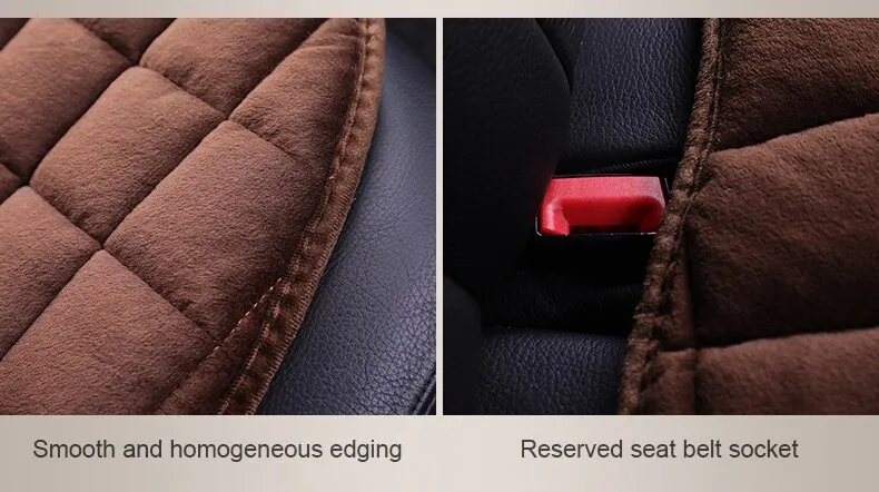 Funda de asiento de coche, cojín de asiento cálido de invierno, antideslizante, silla delantera universal, cojín transpirable para coche, protector de asiento de coche