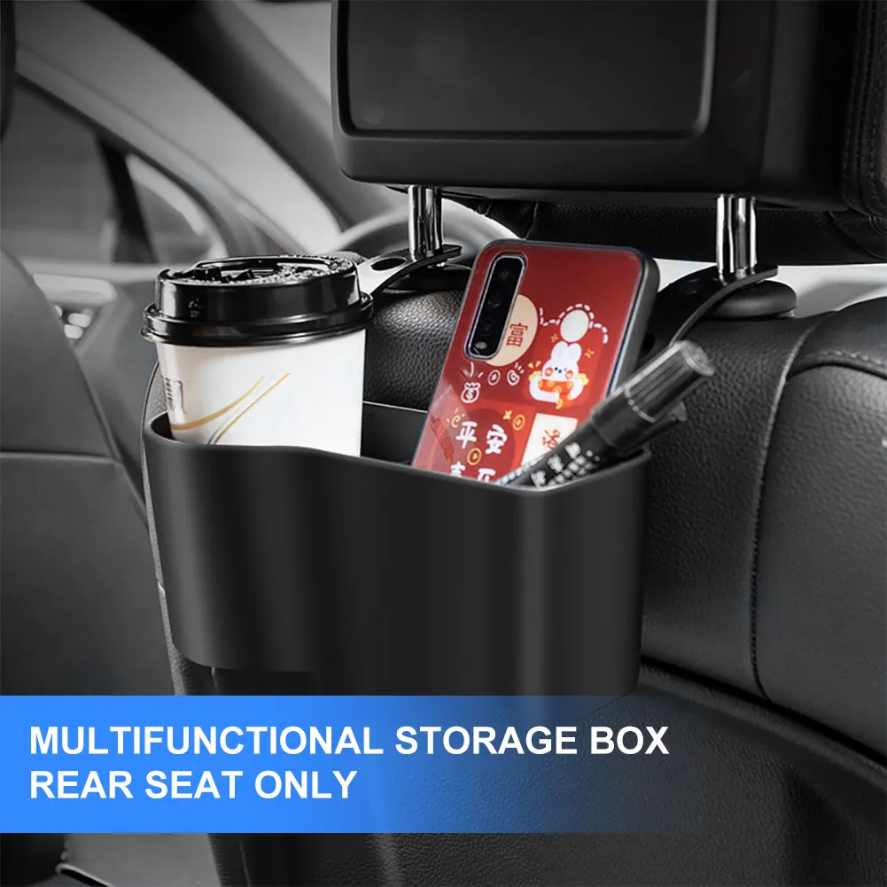 Portavasos de coche duradero, soporte multifuncional Flexible para bebidas, gran capacidad de rodamiento, reposacabezas, caja de botella de agua para vehículo
