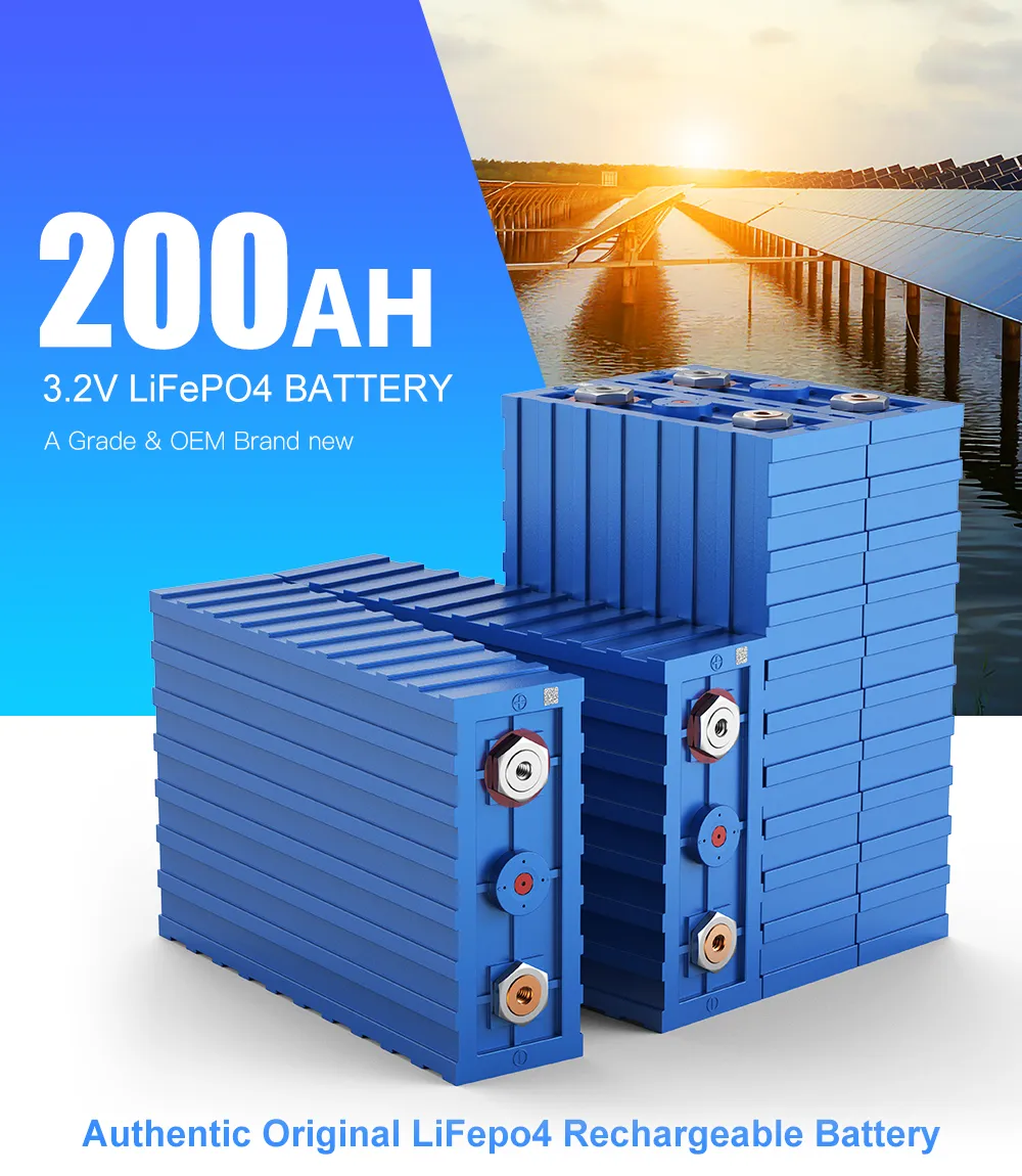 TSLWATT-batería de litio Lifepo4 de grado B, célula para sistema de energía Solar, RV, coche eléctrico, UE, EE. UU., libre de impuestos, 3,2 v, 200Ah