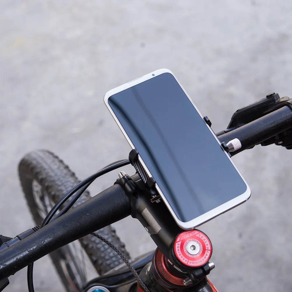 Soporte de teléfono para bicicleta, soporte antideslizante de aleación de aluminio, Clip de GPS, Universal, para teléfono móvil de motocicleta y Scooter