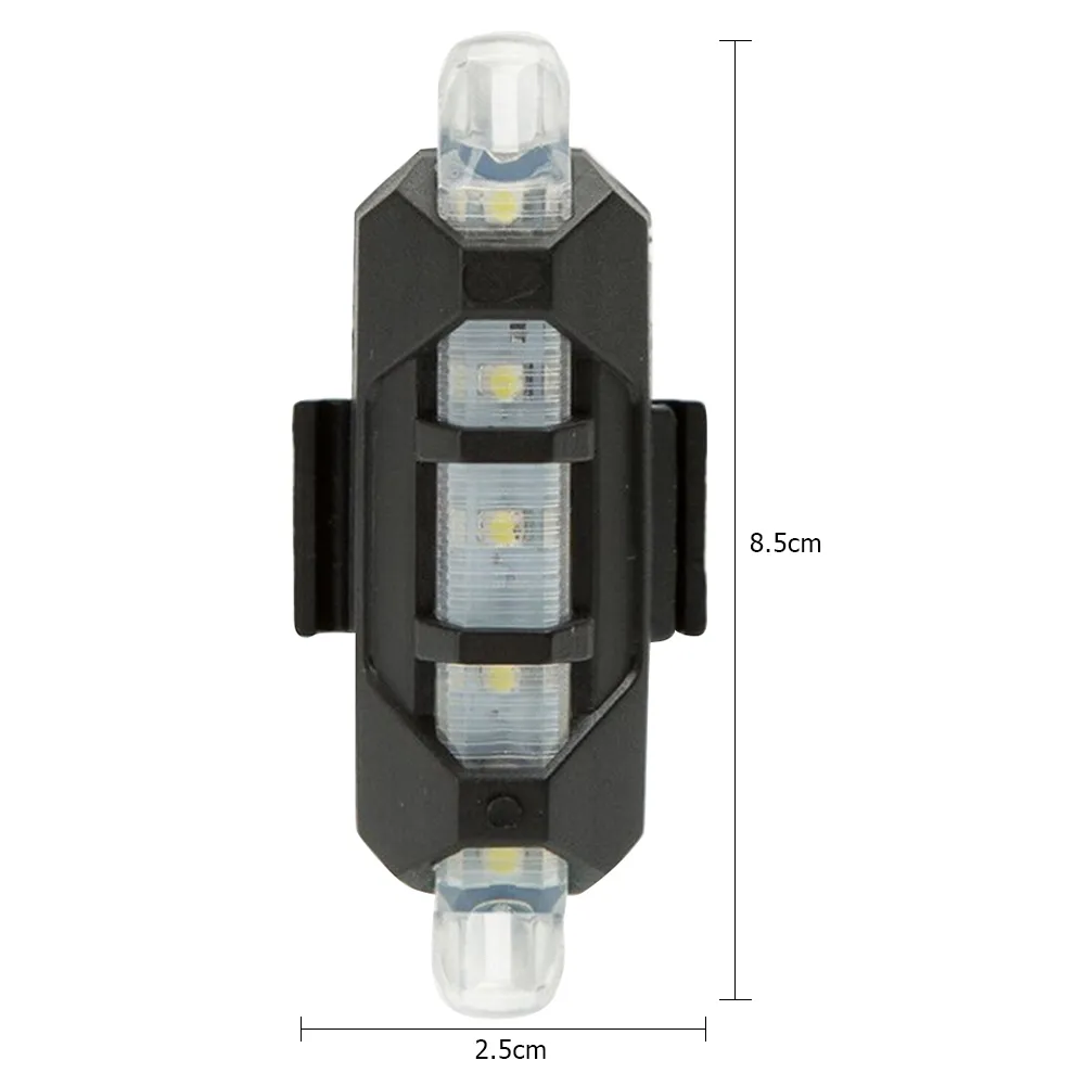 Luz de advertencia para patinete eléctrico Xiaomi M365 Pro, faro LED de seguridad nocturna, impermeable, 2 unids/set por juego