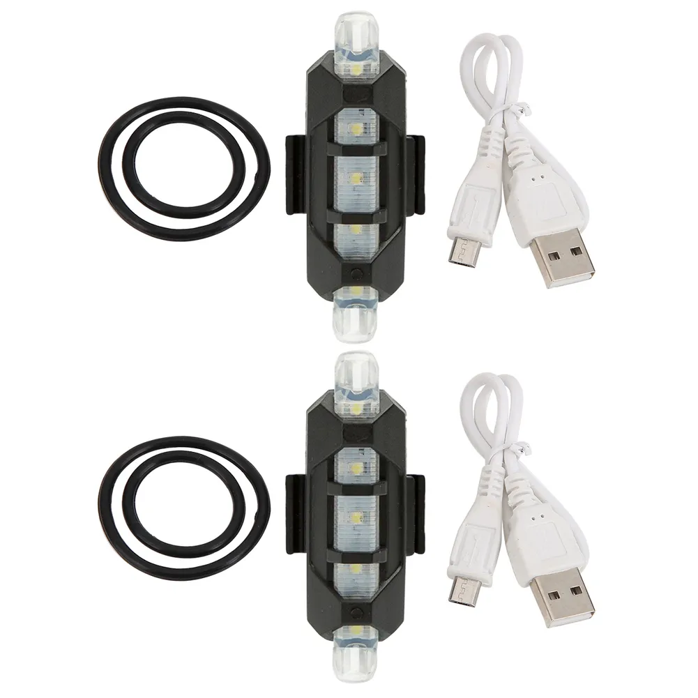 Luz de advertencia para patinete eléctrico Xiaomi M365 Pro, faro LED de seguridad nocturna, impermeable, 2 unids/set por juego