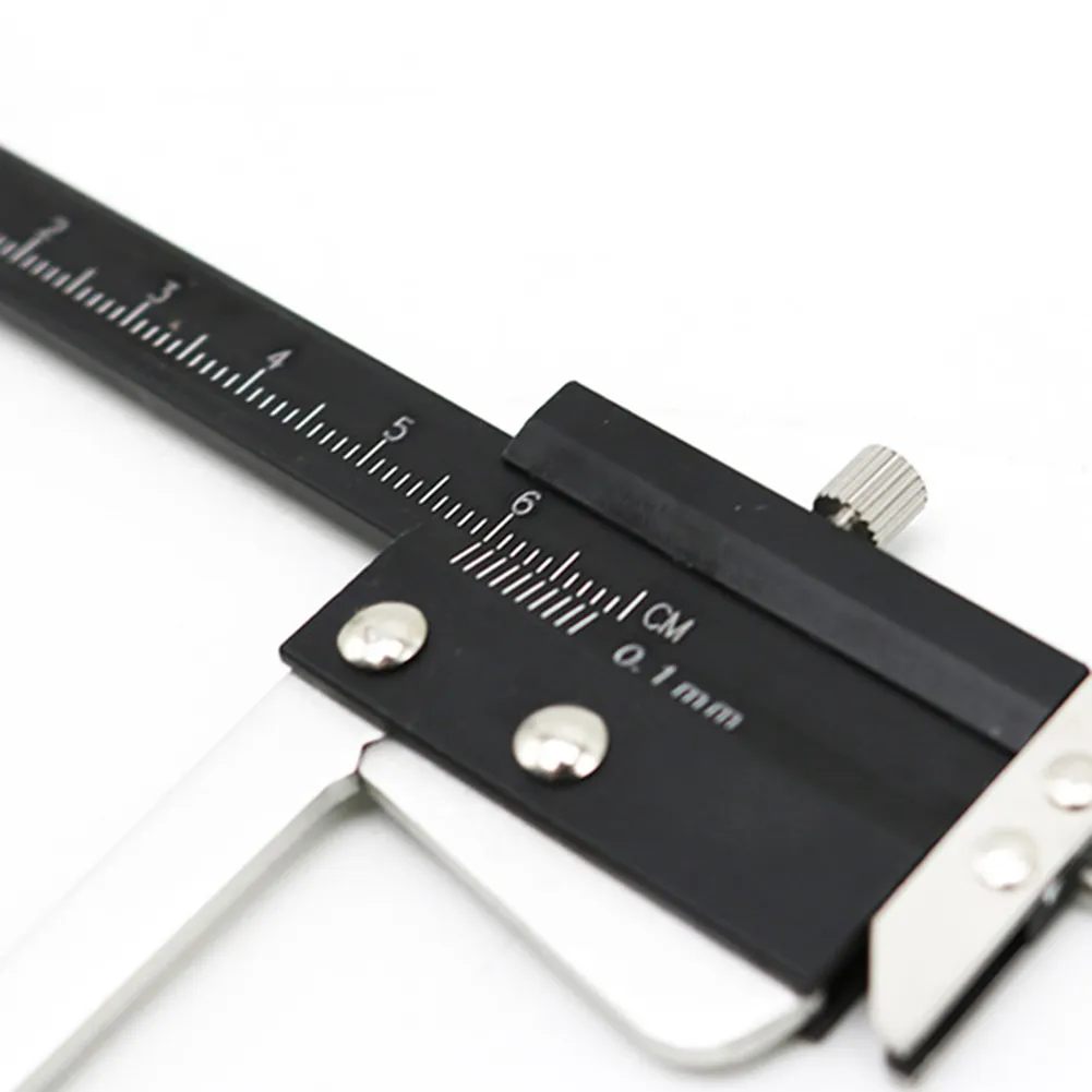 Calibrador Vernier de medición de espesor de disco de freno, regla de profundidad de desgaste de placa de neumático de coche, herramienta de medición de espesor de freno