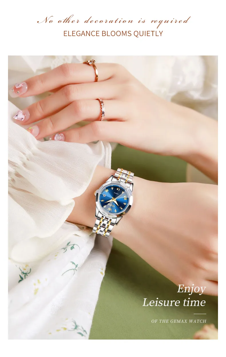 OLEVS-Reloj de pulsera de cuarzo para mujer, accesorio de marca superior, elegante, con espejo de rombo, Original, de acero inoxidable, resistente al agua, luminoso, nuevo