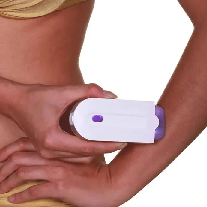 Depiladora portátil con luz táctil para mujer, con acabado afeitadora, cuerpo, cara, piernas, Bikini, labios, 2023