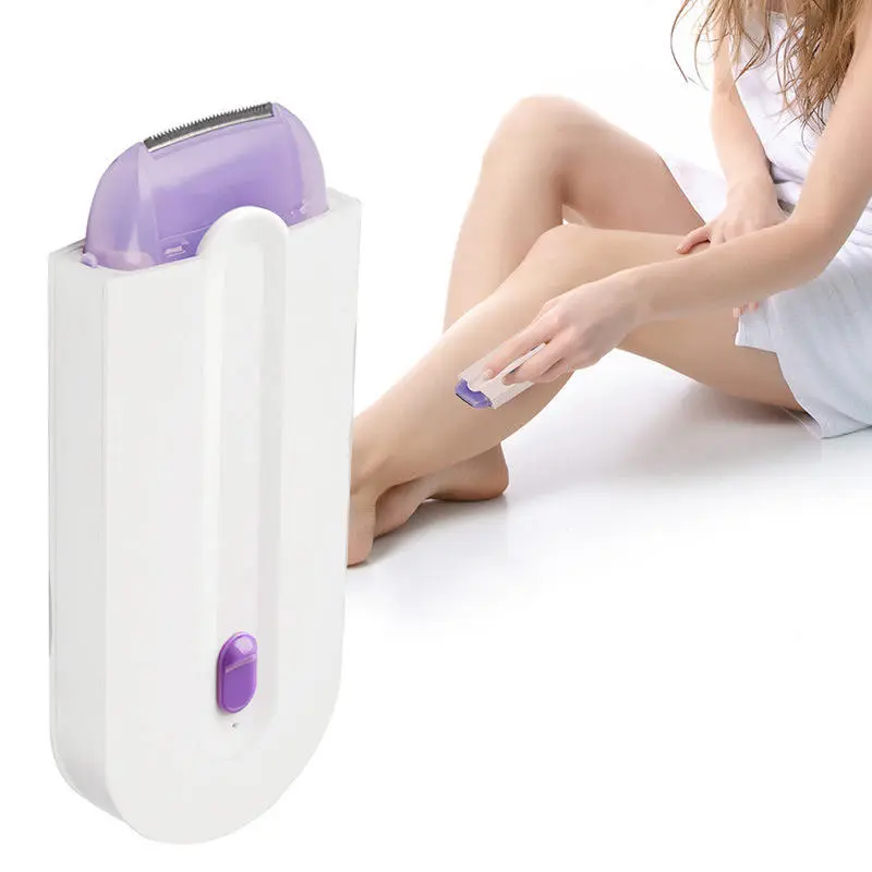 Kit de depilación indolora para mujer, depiladora láser táctil recargable por USB, afeitadora de mano para cuerpo, cara, pierna, Bikini, electrodomésticos