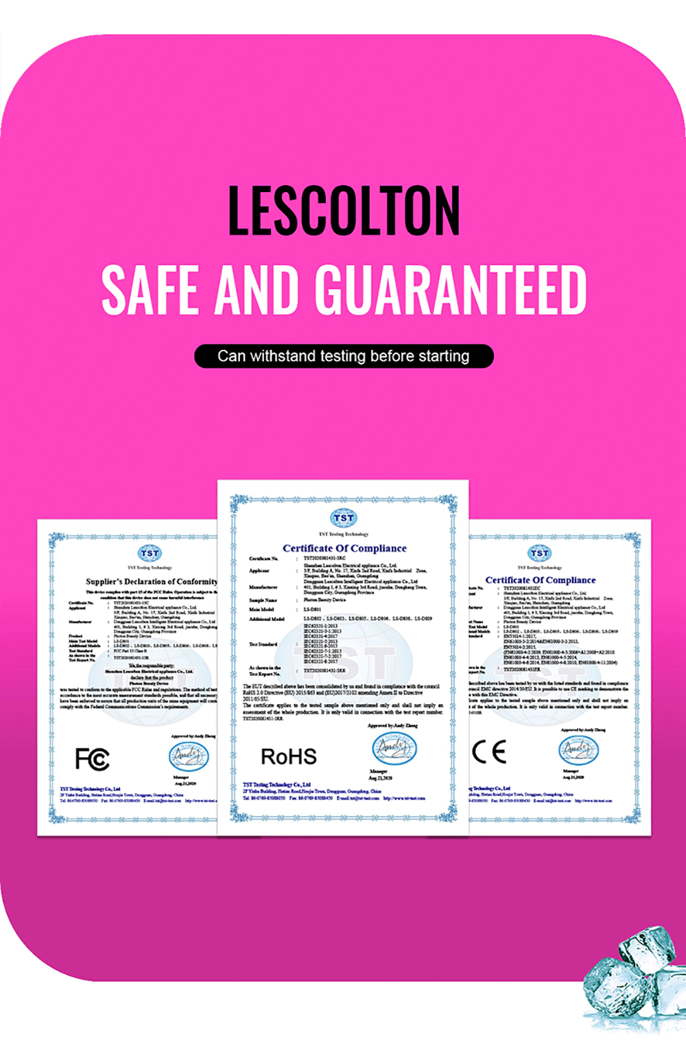 LESCOLTON-depiladora láser IPL para hombres y mujeres, 400000 Flashes con LCD, depilación permanente indolora, Device-T015C
