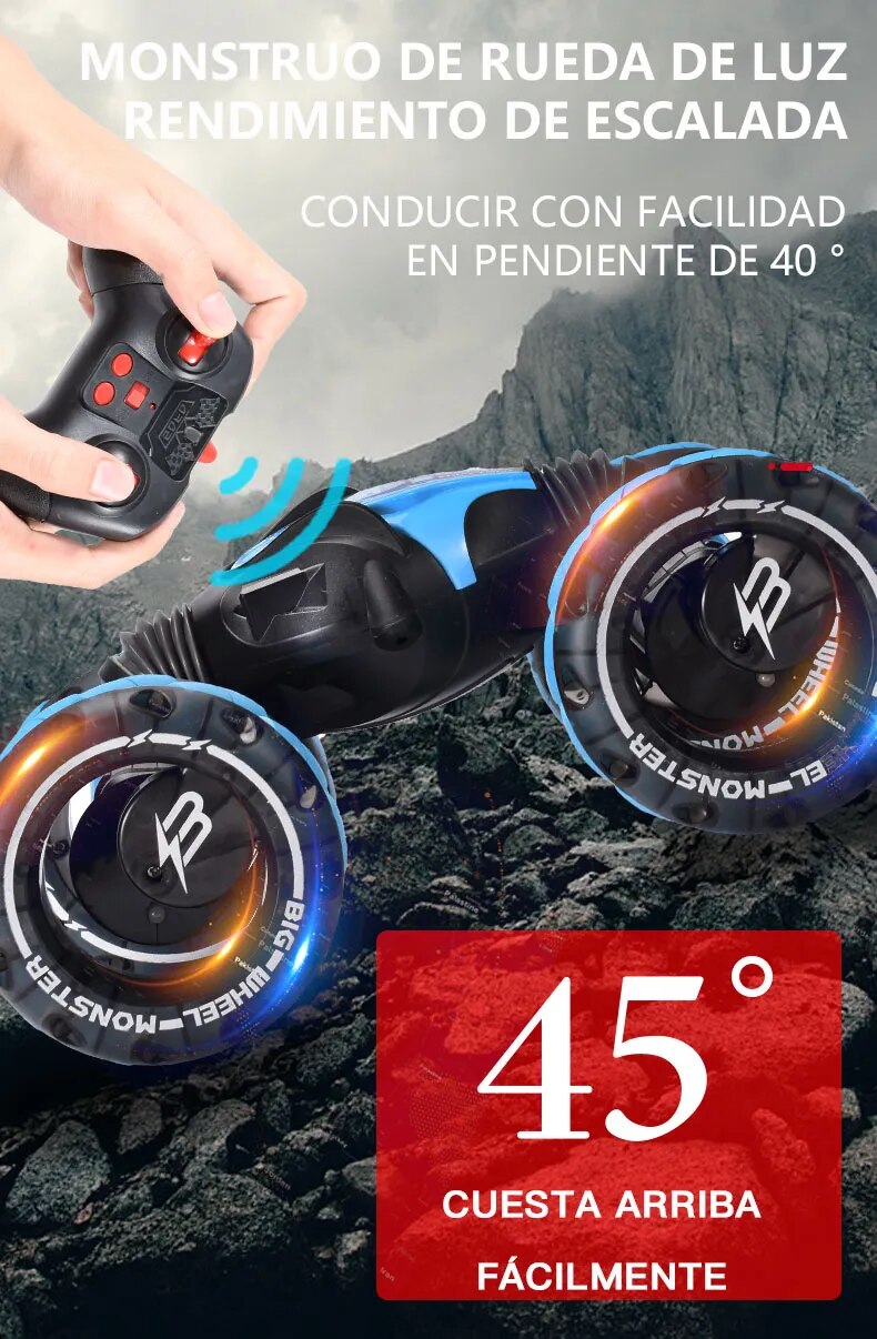 ZWN-coche teledirigido ZWN 1:12 / 1:16 4WD, Radio de inducción de gestos, luz de música, acrobacias, Control remoto, coche todoterreno, juguetes para niños