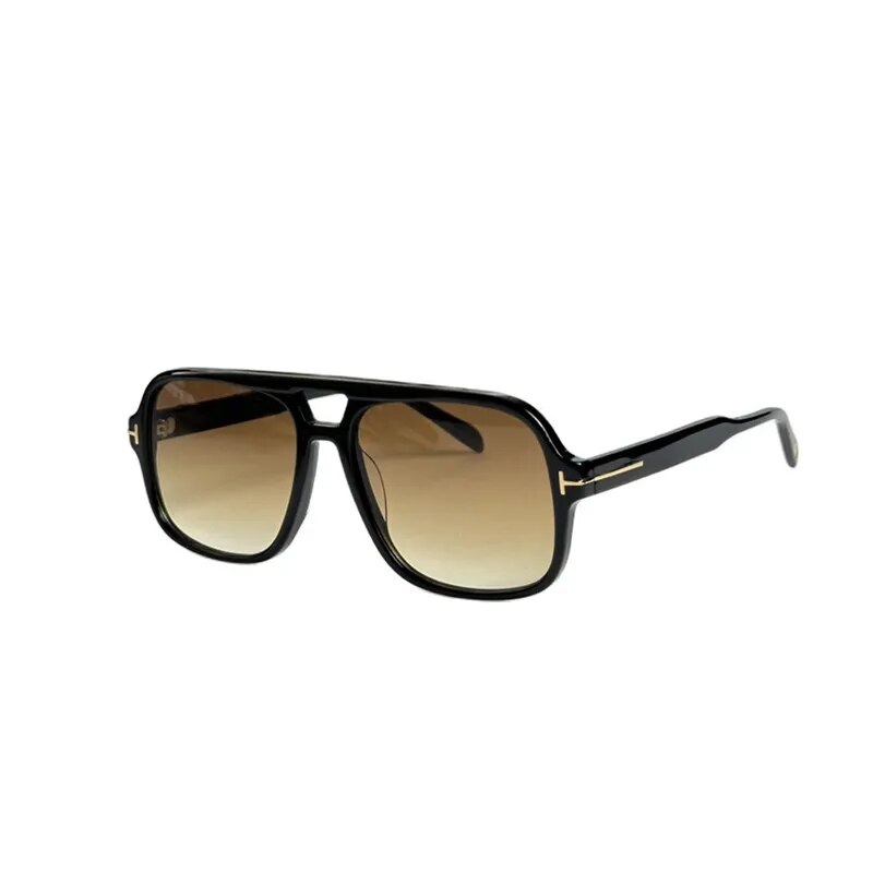 Gafas de sol polarizadas clásicas retro tom para hombres y mujeres, gafas de sol de marca de moda, medio marco, caja Original, envío gratis, ford tf884