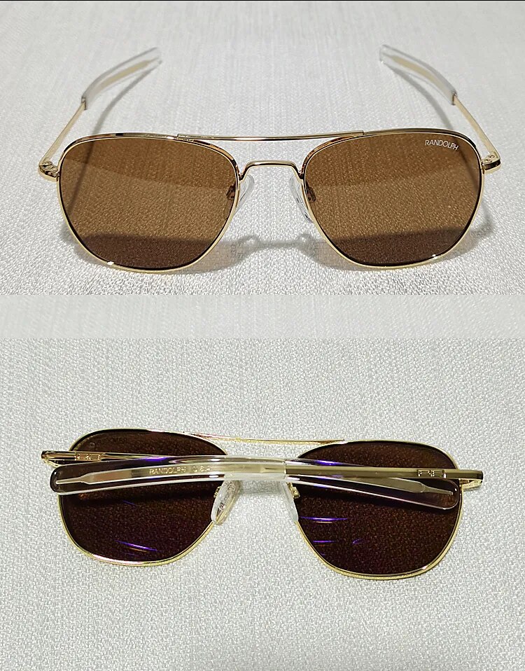 Gafas de sol de estilo militar para hombre y mujer, lentes de sol con diseño de piloto de aviación del ejército americano, AGX de vidrio templado, de marca de lujo, Estilo Vintage