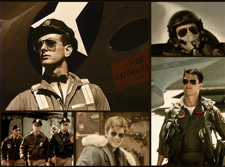 Gafas de sol de estilo militar para hombre y mujer, lentes de sol con diseño de piloto de aviación del ejército americano, AGX de vidrio templado, de marca de lujo, Estilo Vintage