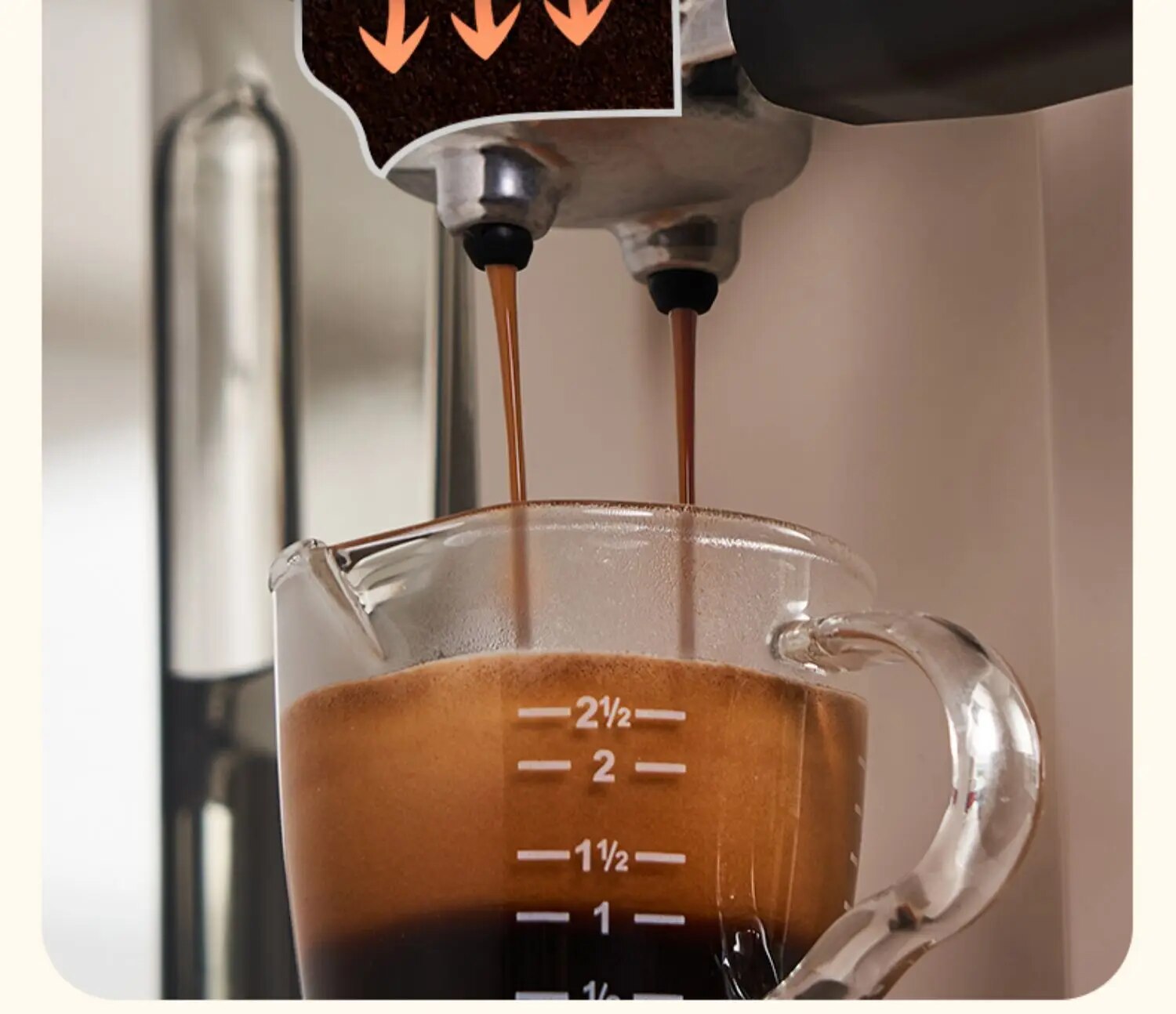 Moqiao-cafetera italiana semiautomática K1, pequeña y concentrada de espuma de leche, molienda americana integrada, 220V