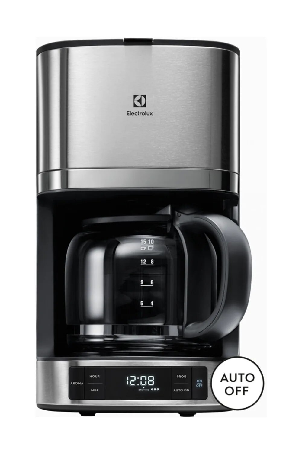 Máquina de café con filtro eléctrico Electrolux EKF7700, tetera, aroma y tiempo ajustable, 220V