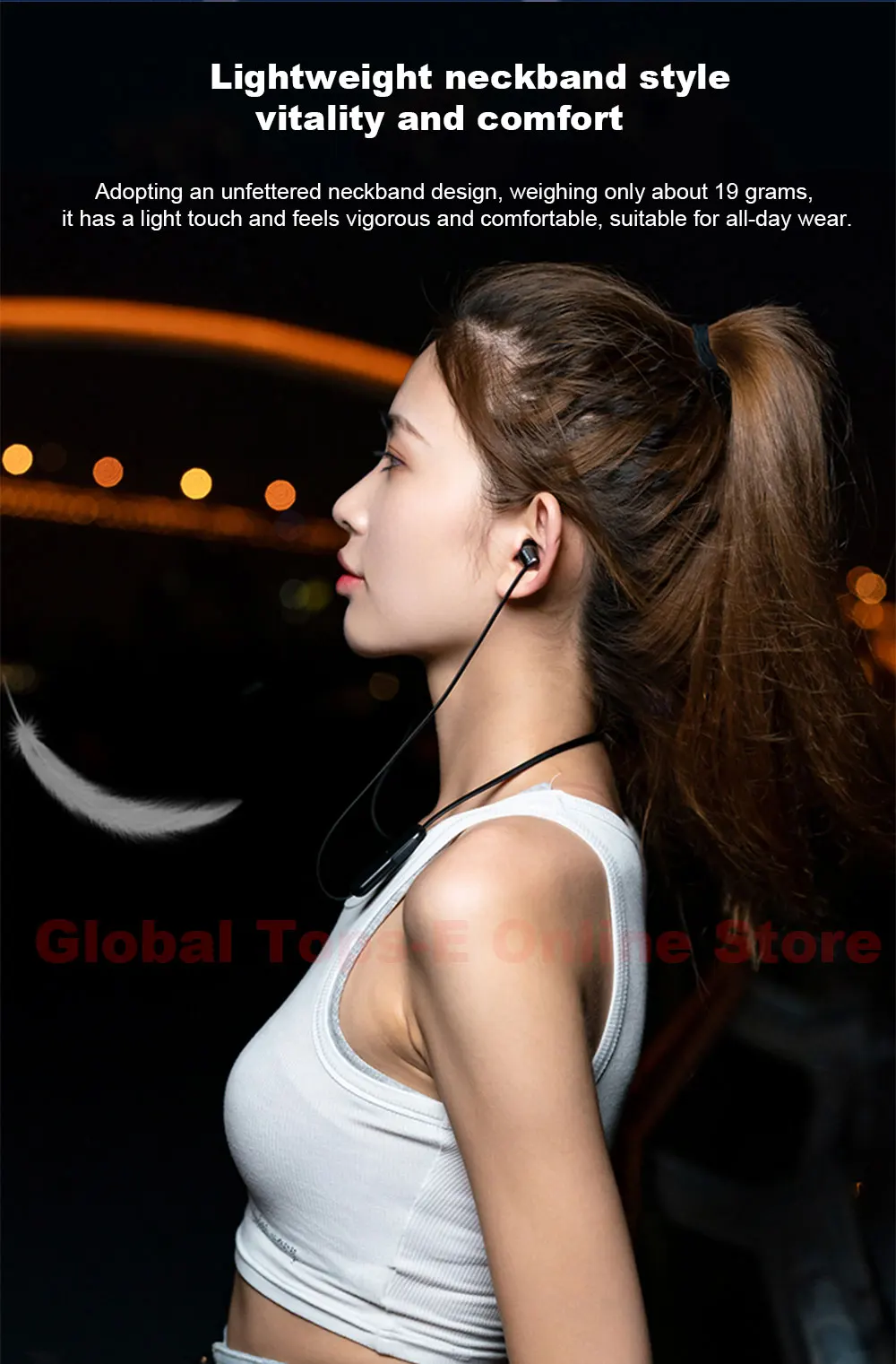 SONY-auriculares intrauditivos estéreo inalámbricos WI-C310, cascos deportivos con Bluetooth 5,0, manos libres con micrófono para videojuegos, para iPhone/XiaoMi