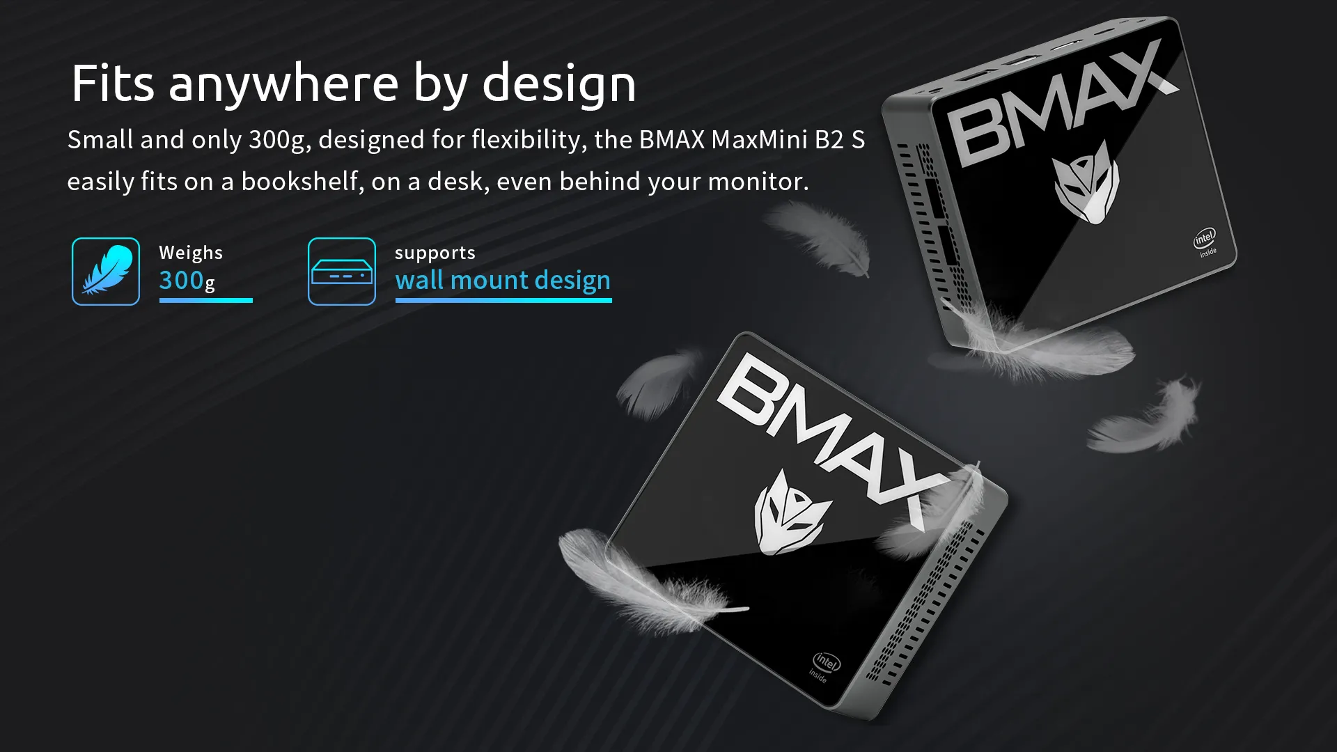 BMAX-Mini PC B2S con sistema operativo Windows 11, 6GB de RAM, 128GB de ROM, N4020, microordenador de escritorio de doble banda, WiFi, USB 3,0, Bluetooth 4,2