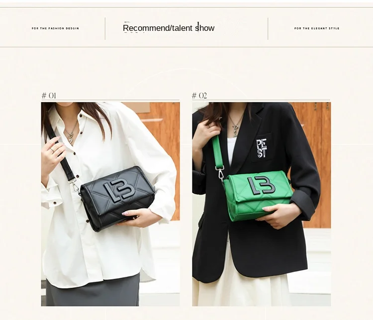 Bolso informal Retro para mujer, Cartera de mensajero con solapa, bolso de diseñador de lujo, bolso de hombro con sobre a cuadros, 2023