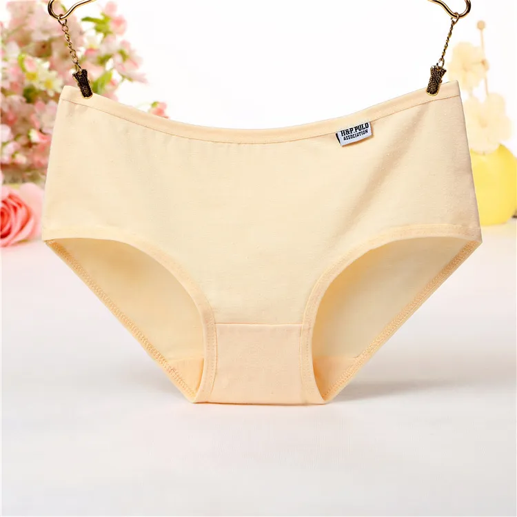 Bragas de 7 piezas para mujer, ropa interior de algodón, Sexy, transpirable, suave, bragas para niña, calzoncillos bonitos de Color sólido, talla grande