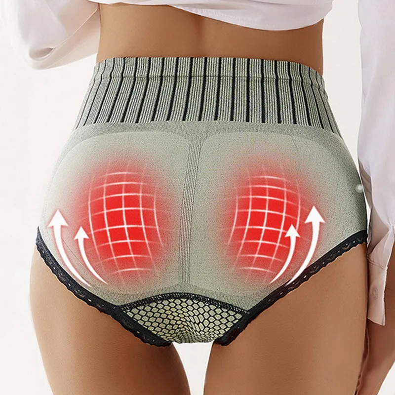 Bragas moldeadoras de cintura alta para mujer, ropa interior moldeadora de cuerpo transpirable, adelgazante, elevador de glúteos, bragas sin costuras